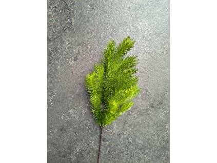 Umelá vetvička jedľa 3D zo silikónu 48 cm