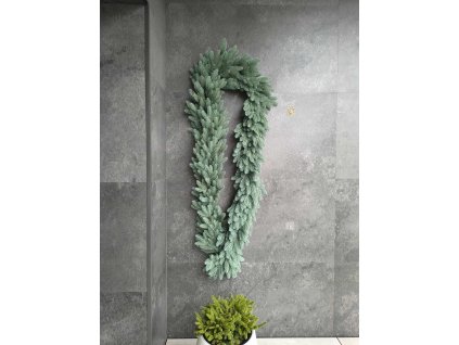 Vianočná girlanda SkySilver 3D 300cm hustá