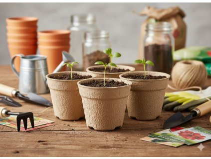 Rašelinové kvetináče 10x10cm