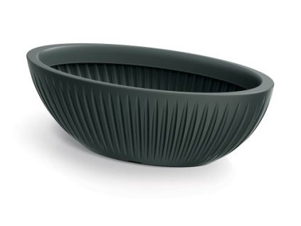 kvetinac latia oval 58 cm farba antracit