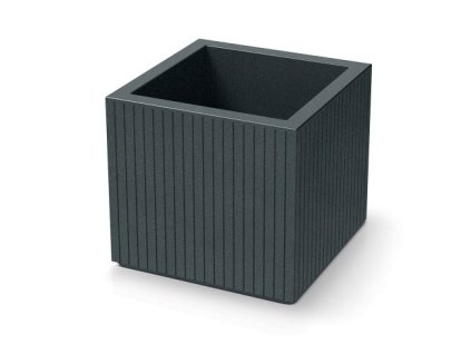 kvetinac coro square 40 cm grafit