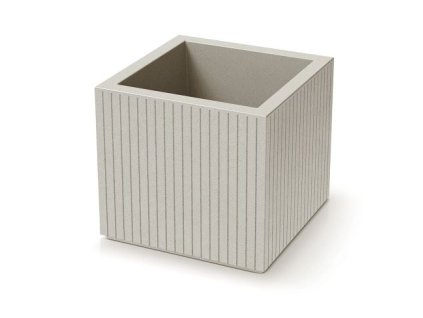 kvetinac coro square 40 cm pieskovy