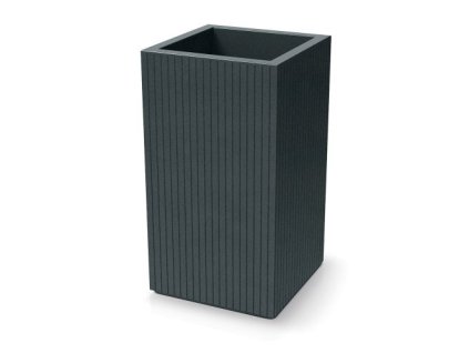 kvetinac coro square high 40 cm barva grafit