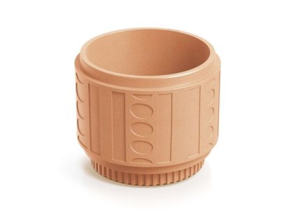 kvetinac folka round terakota