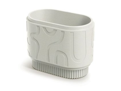 kvetinac folka round case 60 cm piskova