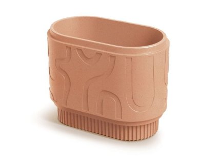 kvetinac folka round case 60 cm terakota