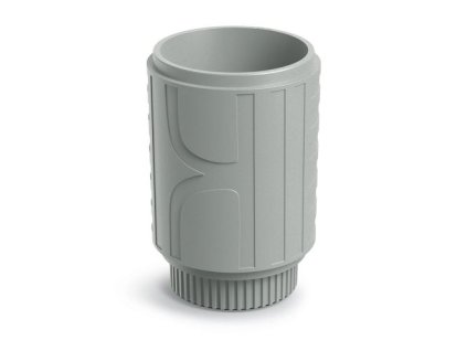 kvetinac folka round midl 40 cm betonova seda