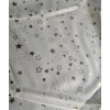 Behúň, vianočný stôl 55496 180x32 cm hviezdičky-krémový