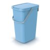 Odpadkový koš SYSTEMA Q COLLECT NHW20 svetlo modry, objem 20 l