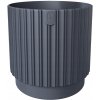 Obal na kvetináč MIKA CYLI PETIT 22 antracit