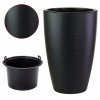Kvetináče GOBI SLIM 30 čierny