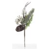 Vianočná vetvička so šiškou 146499 mini 23cm