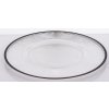 Priesvitný podtanier so čiernym lemovaním 160487 32cm