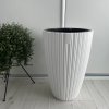 Kvetináč MIKA SLIM 40 biely 39cm