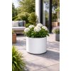 Kvetináč HEOS DBHER300 29,8cm biely