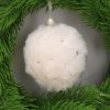 Plyšová vianočná guľa 0197A 7cm