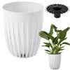 Kvetináč Mira ECO recycled 300mm snehovo biely