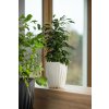 Kvetináč Mira ECO recycled 250mmsnehovo- biely