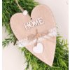 Závesne srdiečko HOME 194422-2 14x10cm