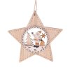 Drevená Hviezda na stromček 19H60891