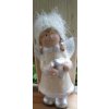 Figúrka anjelik 122980 14,5cm krémový