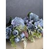 Viazaná umelá kytička modrá 105D 39 cm