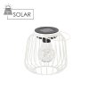 solarny kovovy lampion biely lorar light