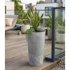 Vysoké kvetináče Lilia 300mm výška 57cm sivý betón