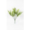 Zelené papradie s bielymi koncami 40cm 51108B