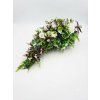Moderná ikebana 60cm ruža+orchidea