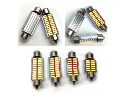 LED AUTO žiarovka 12V LED C5W (LED 41mm)