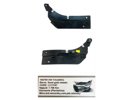 62159 760853731a vw touareg spojler kolesa ľavý