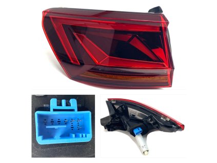 62189 760945207 vw touareg 760 ľavé zadné led svetlo