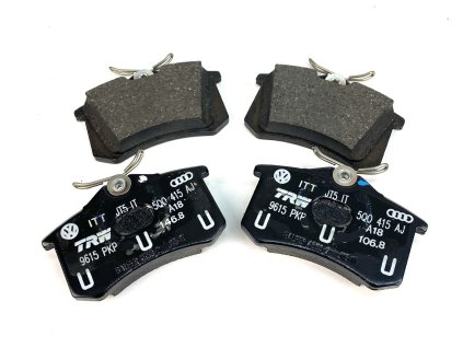 63614 1k0698451j zadné brzdové doštičky