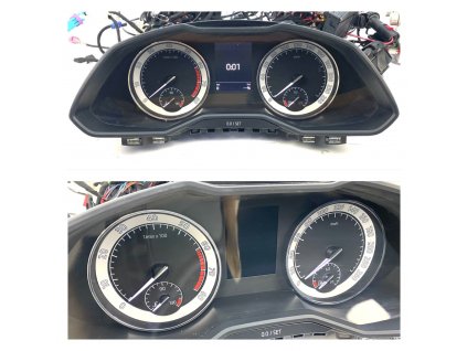 66660 3v0920710a budík prístrojový panel skoda superb iii