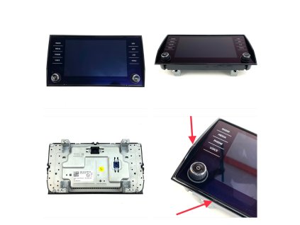 61259 565919605b lcd navigačný panel skoda kodiaq karoq