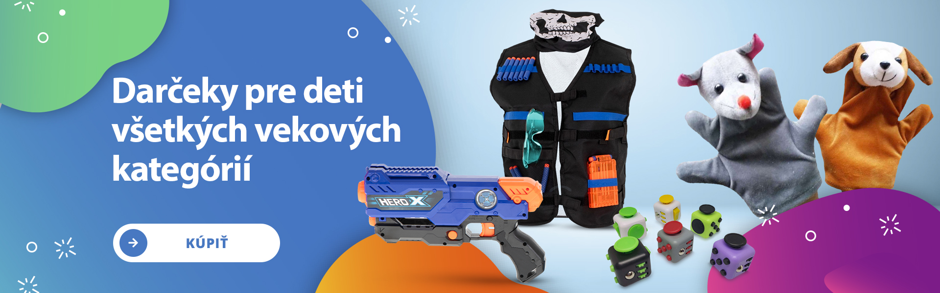 Darčeky pre deti každého veku