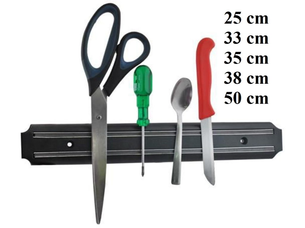 Magnetická lišta na nože (Velikost 25 cm)