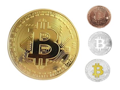 Bitcoin mince (Barva Měděná)