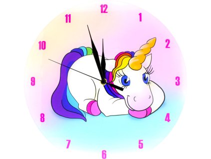 16422 detske hodiny s jednorozcem 1