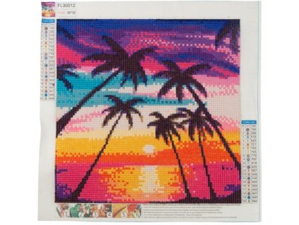 15606 4 diamantove malovani 3d palmy a zapad slunce 5
