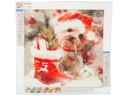 15573 diamantove malovani vanocni pes 3