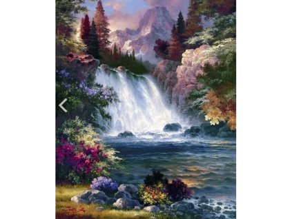 15268 diamantove malovani vodopad 1