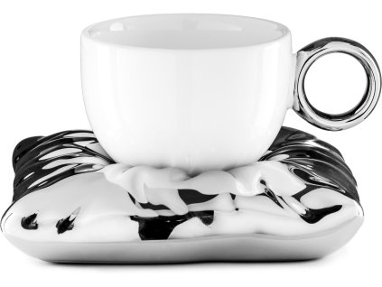 Keramický hrnek na polštáři (Barva Bílá)