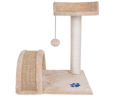 Kočičí škrabadlo 50x40x36cm (Barva Béžová)