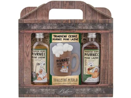 3264 kosmeticky balicek pivrnec mini gel mydlo sampon 1