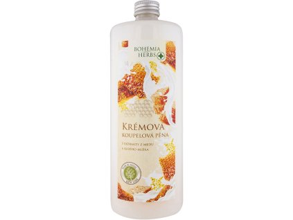 16332 koupelova pena 1000 ml med a kozi mleko 1