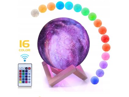 13161 7 lampicka barevny mesic 15cm 16 barev 8
