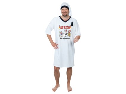 Noční košile - Dobrý hasič nikdy nespí (Velikost L)