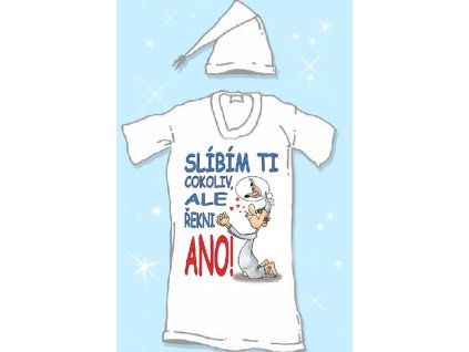 Noční košile - Slíbím ti cokoliv, ale... (Velikost L)